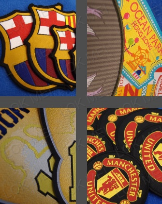 Badge, Manchester United badge, FCB badge, FC Barcelona badge 